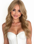 brown walnut 7.7 tape in hair extensions