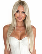 beige tape in hair extensions