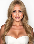 brown walnut 7.7 tape in hair extensions