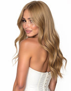 brown walnut 7.7 tape in hair extensions