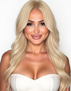 ivory blonde 12.0 tape in hair extensions