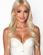 ivory blonde 12.0 tape in hair extensions