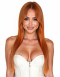 saffron flame 7.54 tape in hair extensions