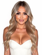 honey blonde 16u tape in hair extensions