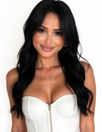 jet black 1.0 tape in hair extensions