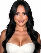 jet black 1.0 tape in hair extensions