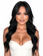 jet black 1.0 tape in hair extensions